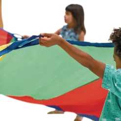 Excellerations® Brawny Tough Rainbow Parachute - 12'Dia.