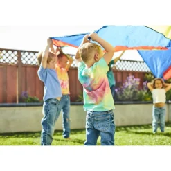 Excellerations® Brawny Tough Rainbow Parachute - 20'Dia.