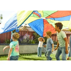 Excellerations® Brawny Tough Rainbow Parachute - 30'Dia.