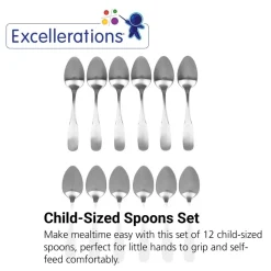 Excellerations® Child-Size Spoons - Set of 12