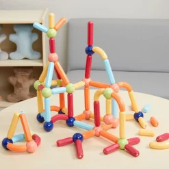 Excellerations® Chunky Magnetic Construction Set - 84 Pieces