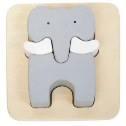 Excellerations® Chunky Wood Animal Puzzles, Set of 6