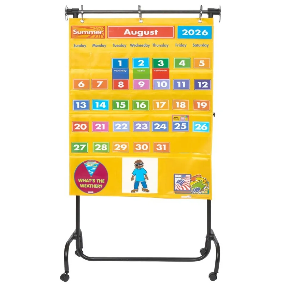 Excellerations® Classroom Calendar & Weather Pocket Chart