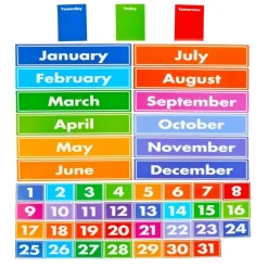 Excellerations® Classroom Calendar & Weather Pocket Chart