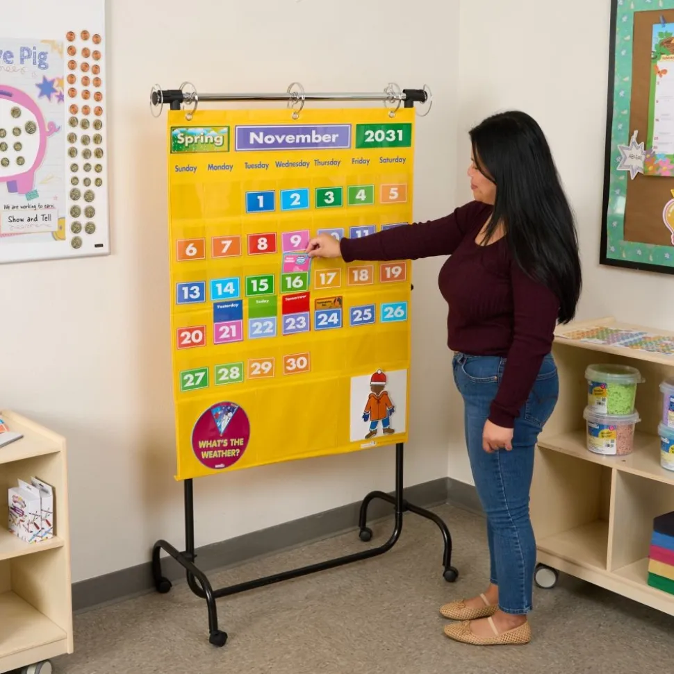 Excellerations® Classroom Calendar & Weather Pocket Chart