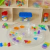 Excellerations® Classroom Clear Trays & Manipulatives - 874pcs