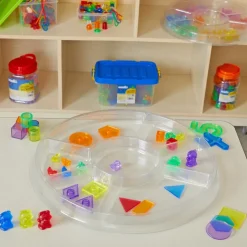 Excellerations® Classroom Clear Trays & Manipulatives - 874pcs