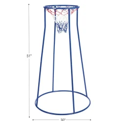 Excellerations® Classroom Hoop Ball Goal (School Age Height) 4.25' Tall