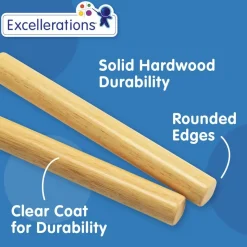 Excellerations® Claves - Set of 6