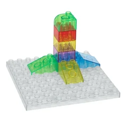 Excellerations® Clear Building Baseplate - 4 pcs
