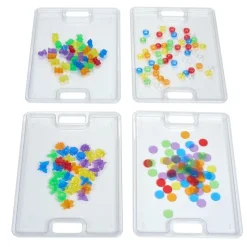 Excellerations® Clear Sorting Tray - Set of 4