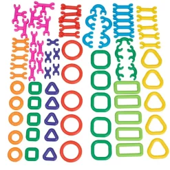 Excellerations® Clip & Create Construction Builders - 80 Pieces