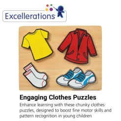 Excellerations® Clothes Chunky Puzzles