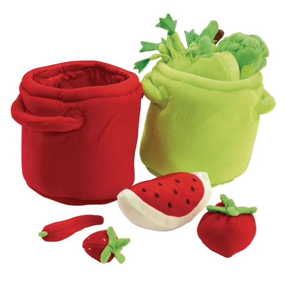 Excellerations® Colorful Plush Fruits & Veggies - 20 Pieces