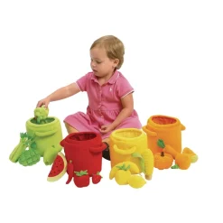 Excellerations® Colorful Plush Fruits & Veggies - 20 Pieces