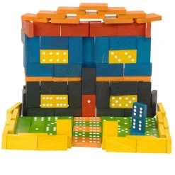 Excellerations® Colorful Wooden Dominoes - 168pcs