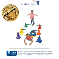 Excellerations® Cones with Holes - Set of 6