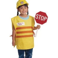 Excellerations® Construction Vest and Stop Sign