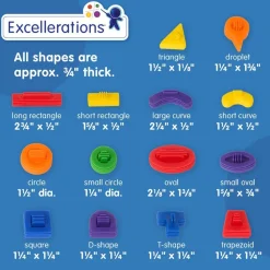 Excellerations® Creative Connectors - 168 Interlocking Pieces & 10 Activity Cards