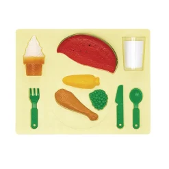 Excellerations® 3D Chunky Food Puzzle - Dinner