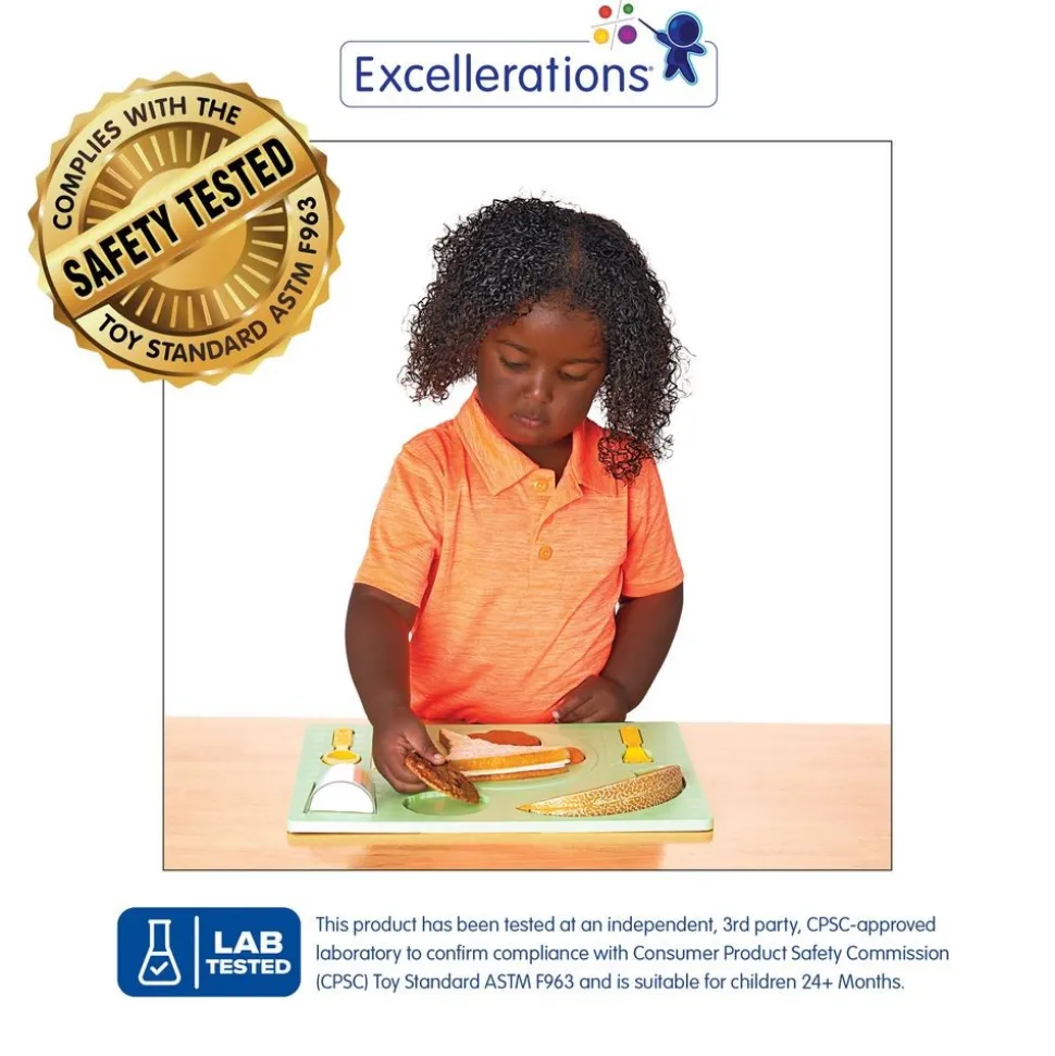 Excellerations® 3D Chunky Food Puzzle- Lunch