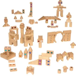 Excellerations® Deluxe Castle Building Blocks Kit - 140pcs