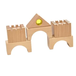 Excellerations® Deluxe Castle Building Blocks Kit - 140pcs