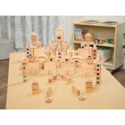 Excellerations® Deluxe Castle Building Blocks Kit - 140pcs