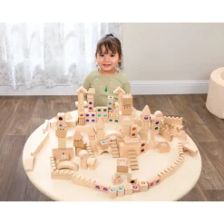 Excellerations® Deluxe Castle Building Blocks Kit - 140pcs