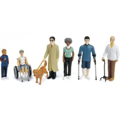 Excellerations® Differently-Abled Block Play Figures - Set of 6