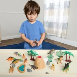 Excellerations® Dinosaur Bucket - Set of 31 Pieces