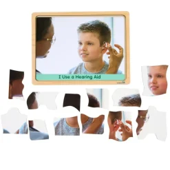 Excellerations® Disabilities & Doctor Puzzles - Set of 18 Wooden Puzzles