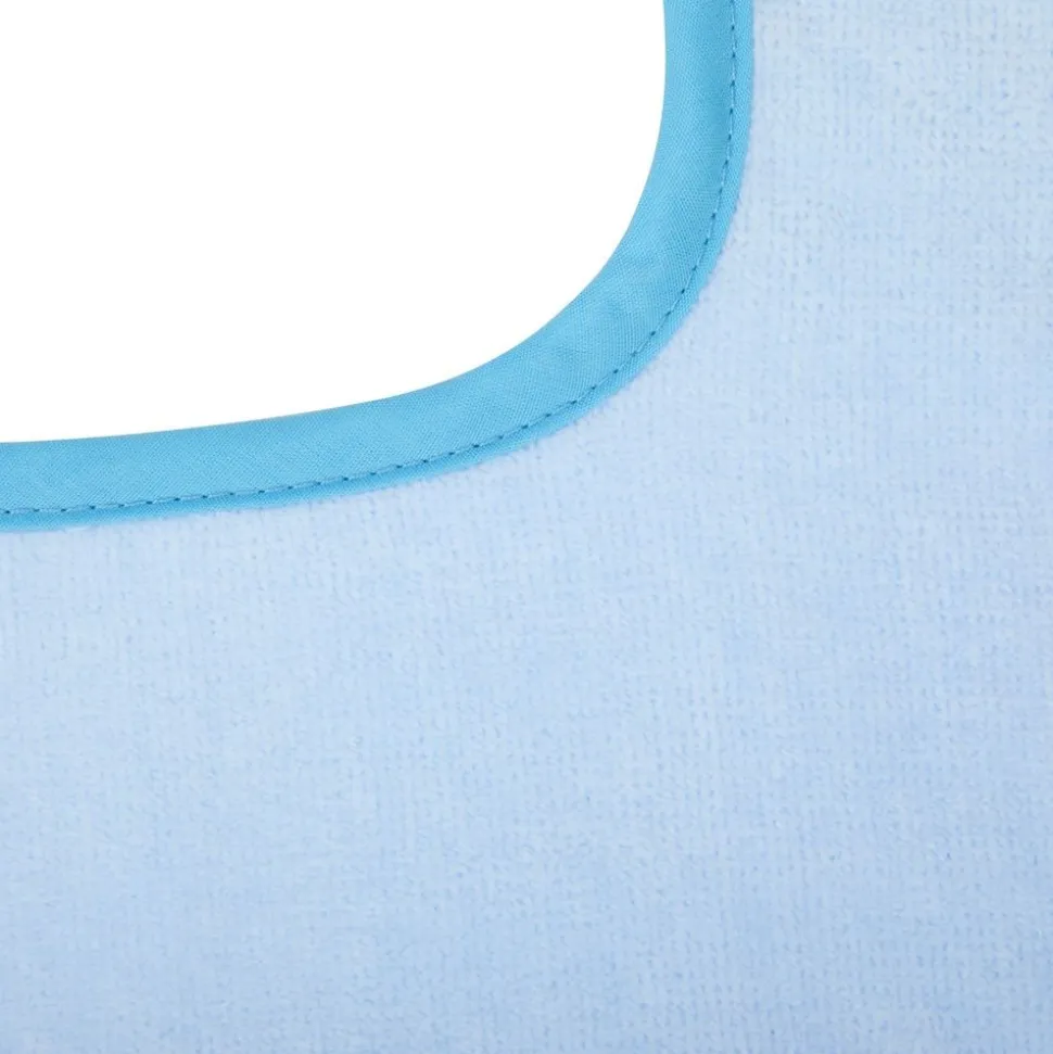 Excellerations® Dozen Blue Bibs with Snaps
