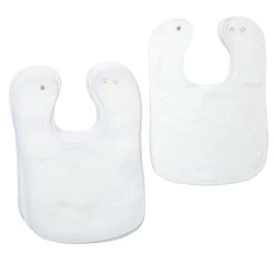 Excellerations® Dozen White Bibs with Snaps