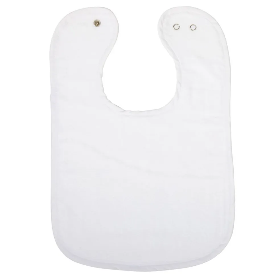 Excellerations® Dozen White Bibs with Snaps
