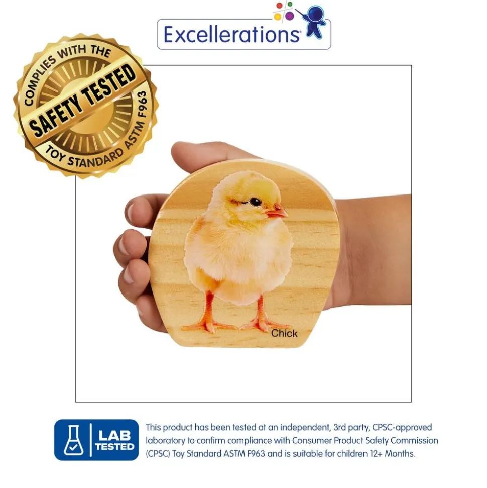 Excellerations® earlySTEM™ Life Cycles Nesting Puzzles - Set of 3