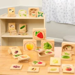 Excellerations® earlySTEM™ Tiles and Nesting Puzzles - Fruit & Vegetable