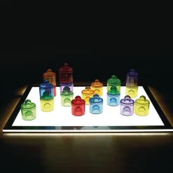Excellerations® earlySTEM™ Translucent Stacking Pegs - 24 pieces