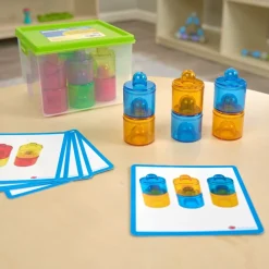 Excellerations® earlySTEM™ Translucent Stacking Pegs - 24 pieces