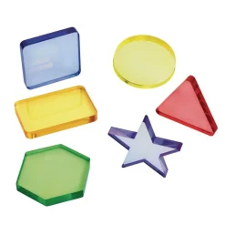 Excellerations® earlySTEM™ Translucent Light Table Shapes - Set of 6