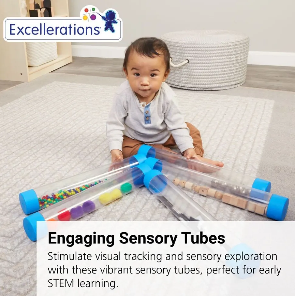 Excellerations® earlySTEM™ Visual Tracking Sensory Tubes - Set of 5