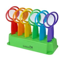 Excellerations® Easy Grip Magnifiers Set of 12 w/ Stand