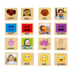Excellerations® Emotions Books, Dolls and Blocks Kit 1 - 4 books 4 dolls 16 blocks