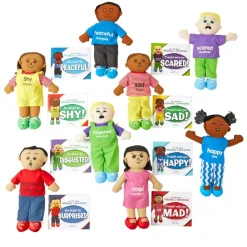Excellerations® Emotions Book and Dolls Full Set - 8 books 8 dolls