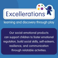 Excellerations® 18" Emotions Dolls - Suprised, Disgusted, Shy, Peaceful - Set of 4