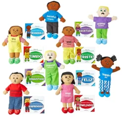 Excellerations® Emotions Spanish Book and Dolls Full Set - 8 books 8 dolls