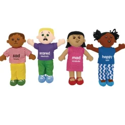Excellerations® English & Spanish Emotions Books & Dolls Kit 1 - 8 books 4 dolls