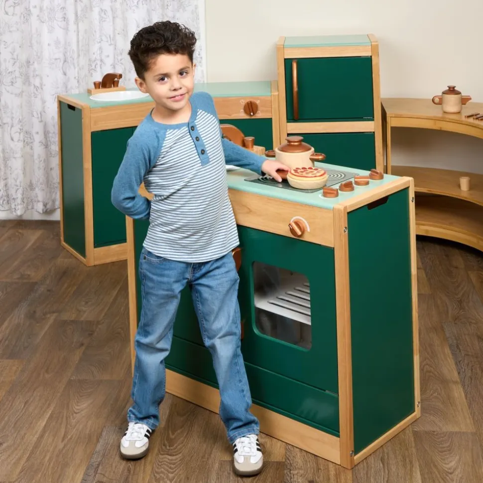 Excellerations® EverGrow™ Rubberwood Play Combo Kitchen