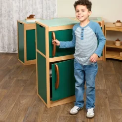 Excellerations® EverGrow™ Rubberwood Play Kitchen - Refrigerator