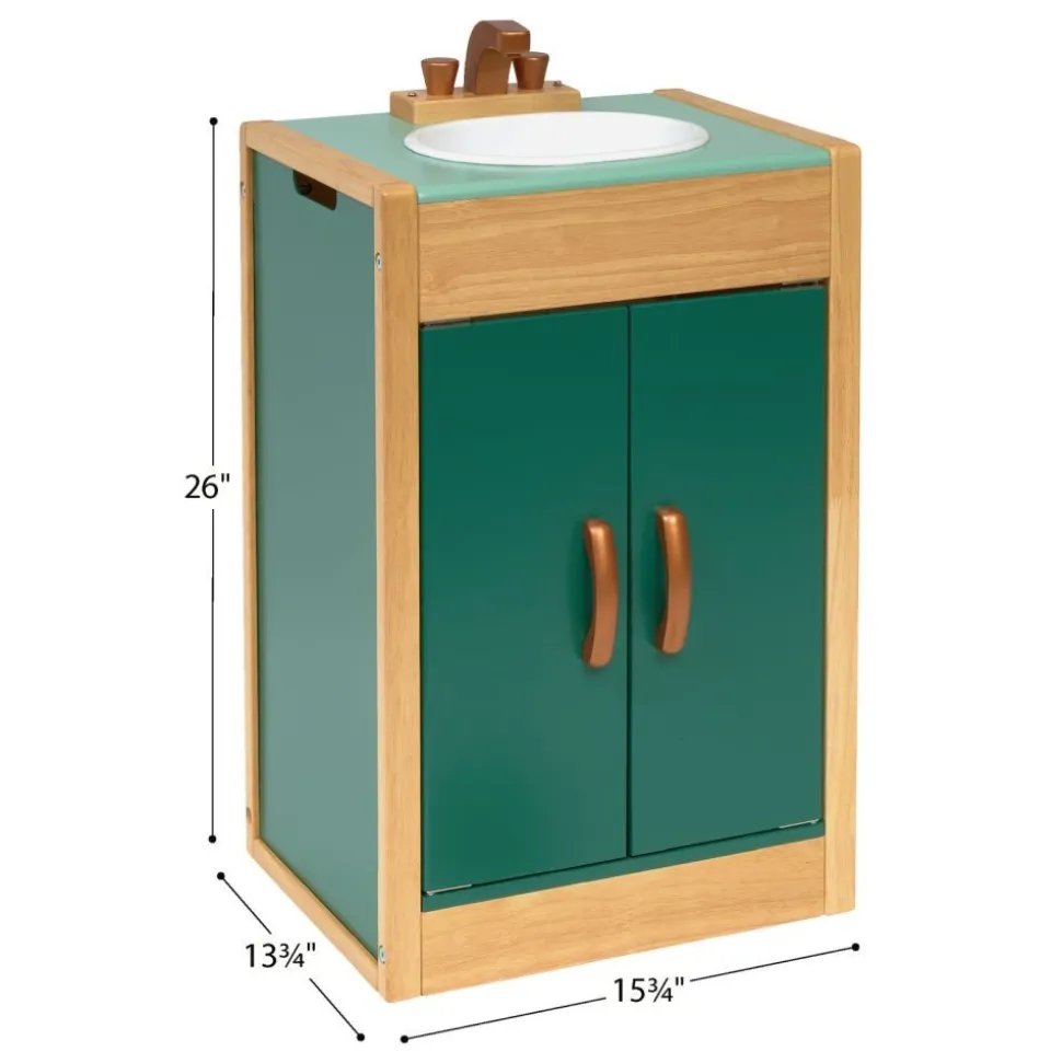 Excellerations® EverGrow™ Rubberwood Play Kitchen - Sink